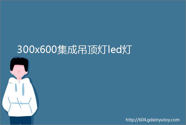 300x600集成吊顶灯led灯